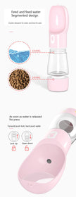 Pet Water Bottle Portable Drinking Feeder Bowl - Hydration Made Easy