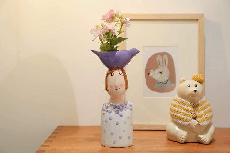 Vase Home Decor - Ceramic Vases for Room Decoration and Flower Arrangements