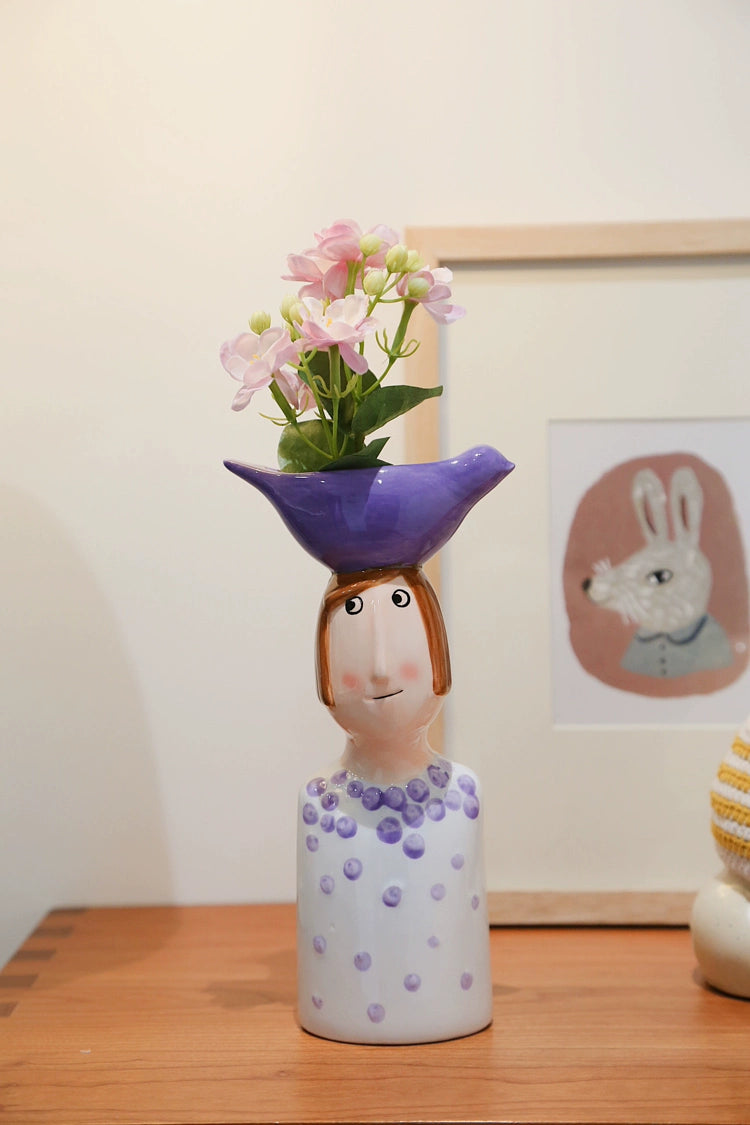 Vase Home Decor - Ceramic Vases for Room Decoration and Flower Arrangements