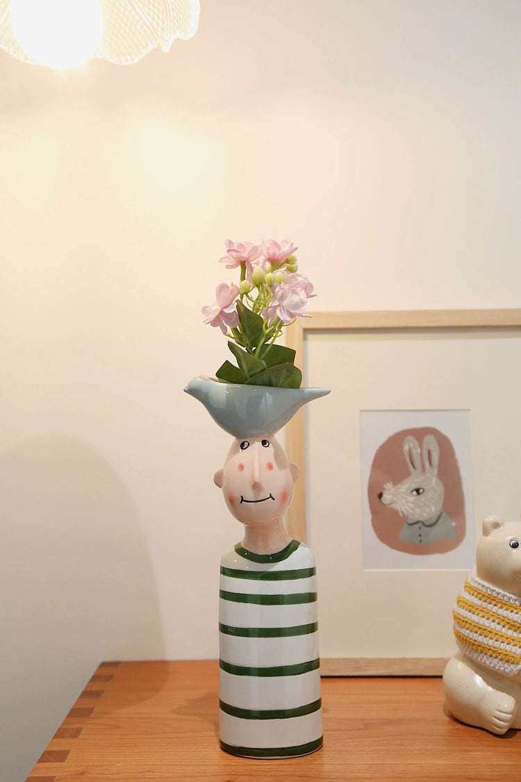 Vase Home Decor - Ceramic Vases for Room Decoration and Flower Arrangements