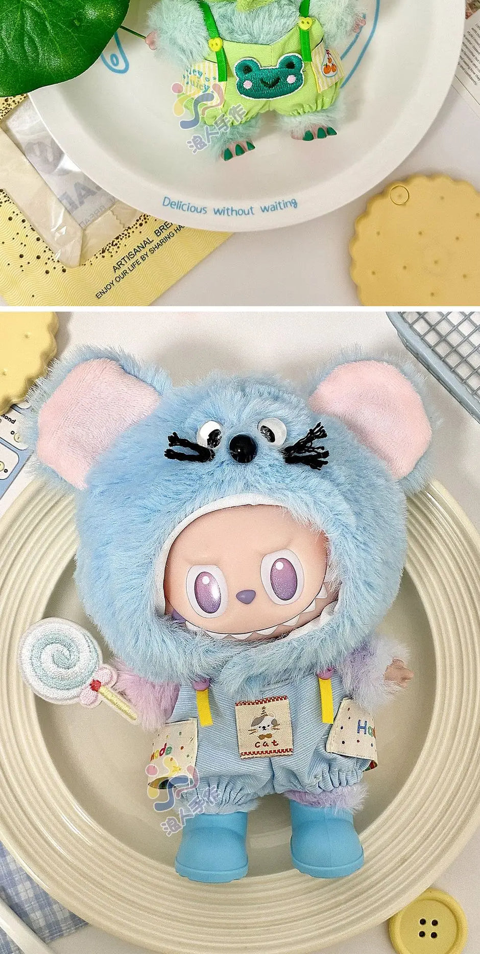Hot Only Clothes 17cm for Labubu - Cute Kawaii Doll Clothing Accessories