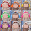 Mini Plastic Earphone Headset for 17cm Labubu Dolls