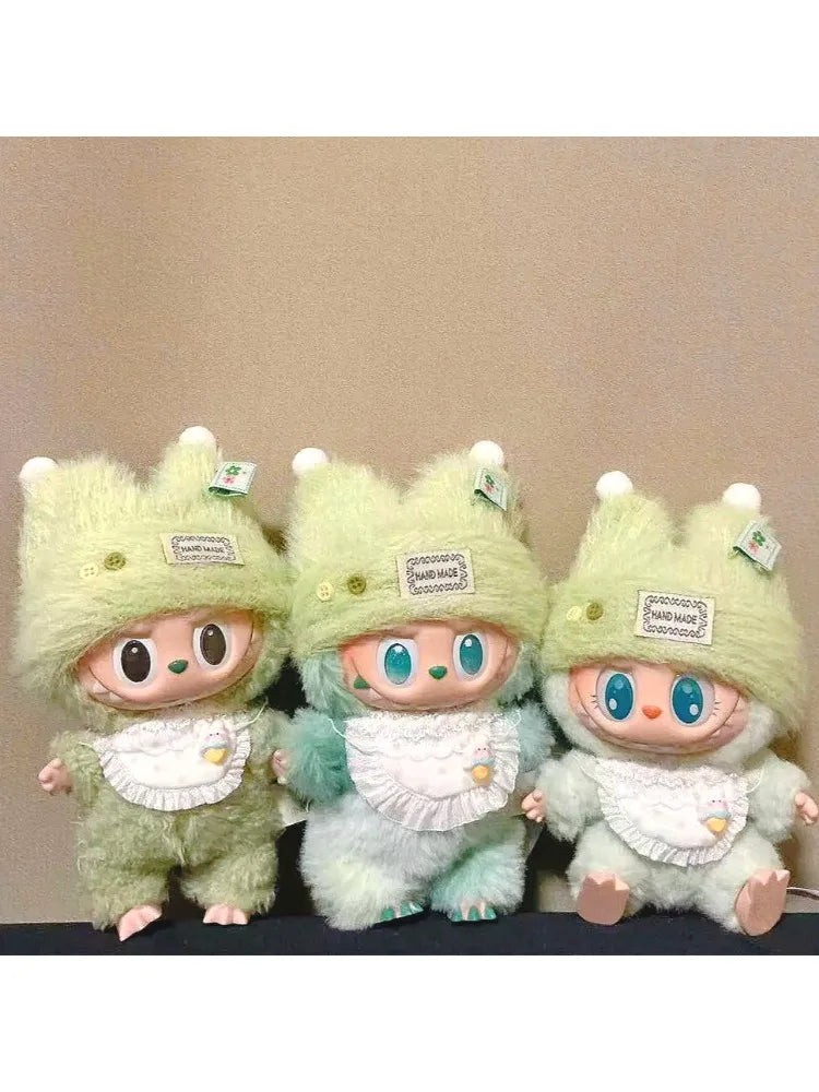 Handmade Labubu 3.0 Soft Plush Baby Set for V1 V2 V3 Doll Clothes
