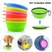 Portable Pet Food Bowl - Durable Silicone Collapsible Bowl for Dogs and Cats