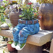 Garden Art Jeans Garden Decoration Ornament Flower Pot Resin Handicraft Garden Design Planting Flower Pot Carving