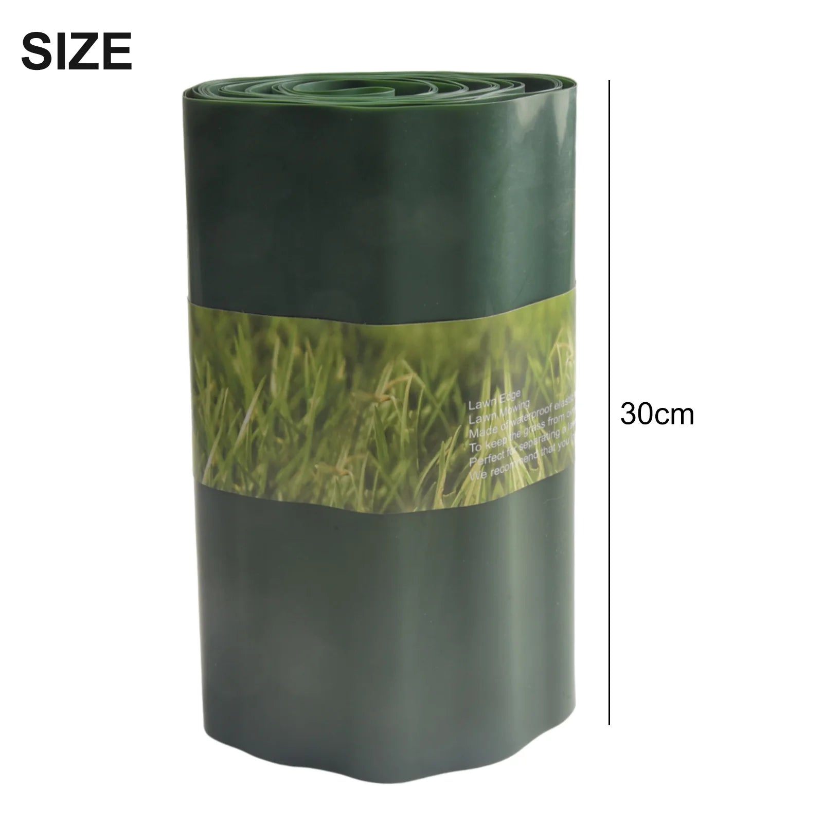 Garden Lawn Edge Border - Flexible Plastic Fence for Outdoor Decor