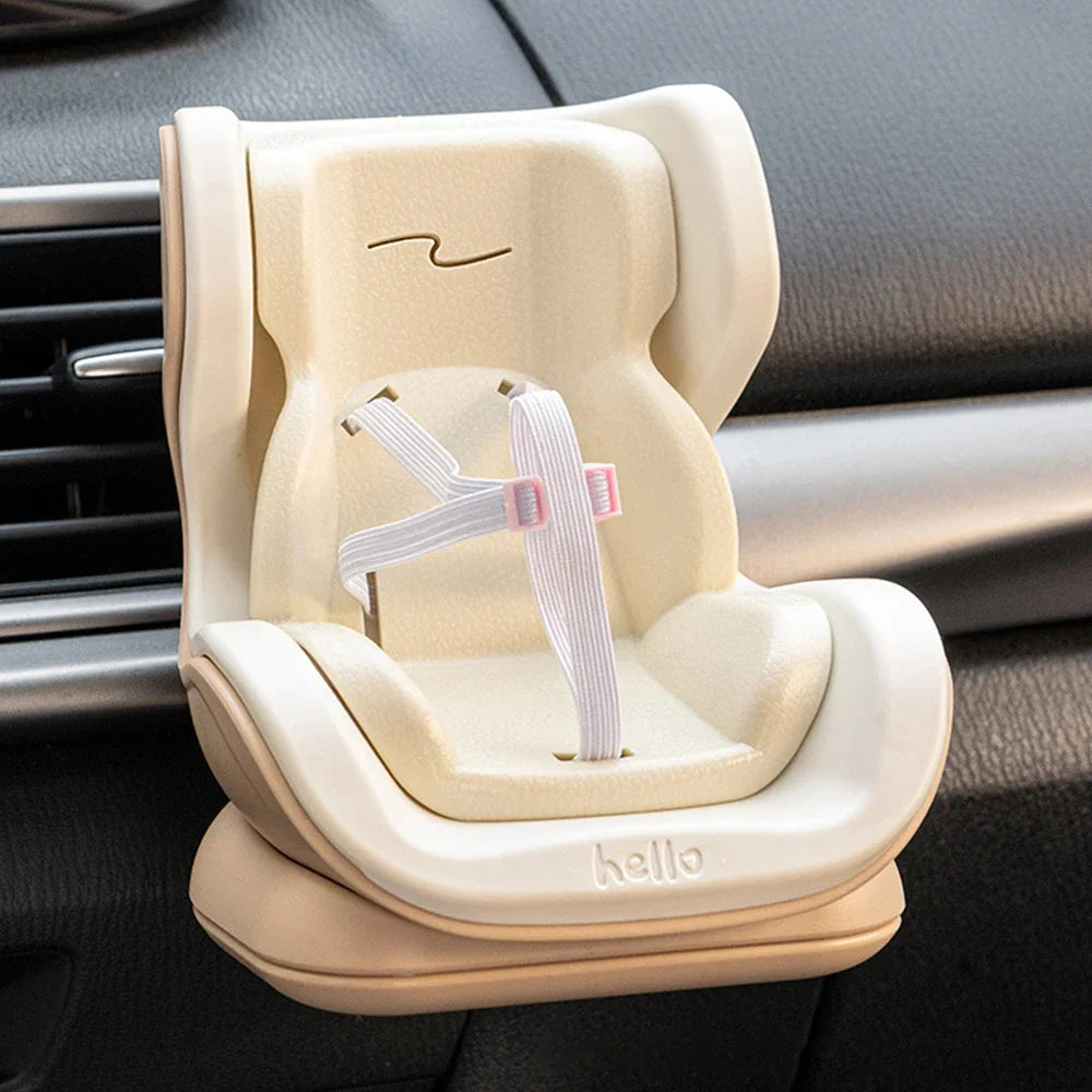 Car Seat Model for Labubu Doll V2 - Kawaii Interior Styling Accessories