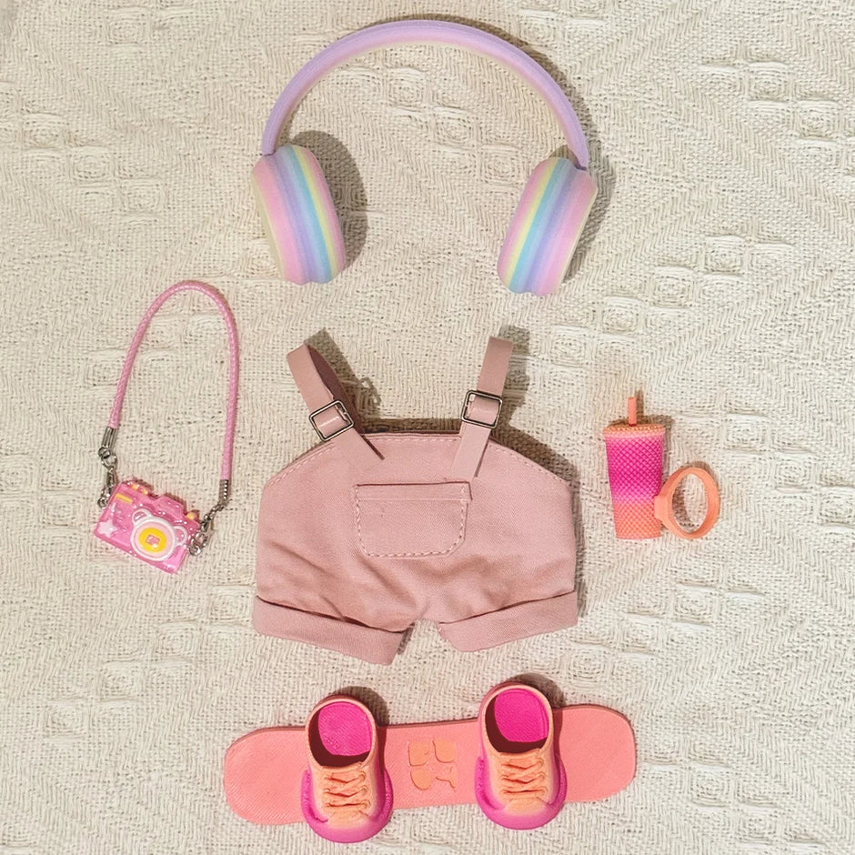 Clothes for Labubu Doll - 15/17cm 3D Printing Accessories Set