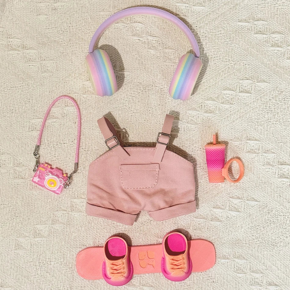 Clothes for Labubu Doll - 15/17cm 3D Printing Accessories Set