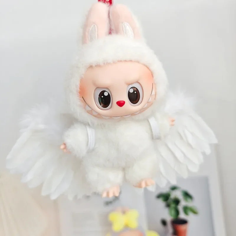 Wings for 15/17cm Labubu Doll Accessories - Little Angel Wings