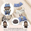 Gxlaihy 17cm Labubu Doll Clothes Outfit - Cute Costume for Dolls