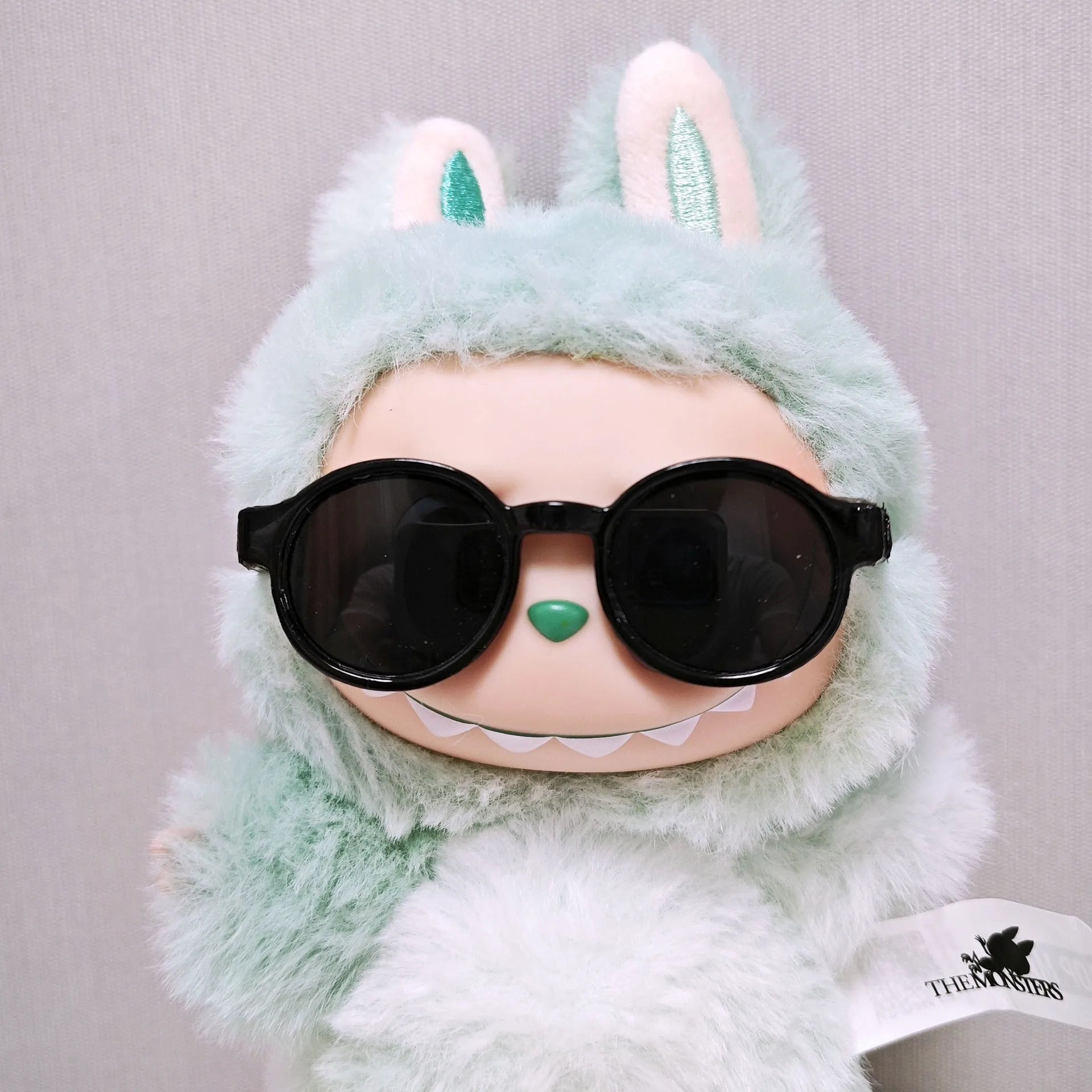 Labubu Doll Clothes Outfit - Cool Fashion Suits with Sunglasses for 17cm Dolls