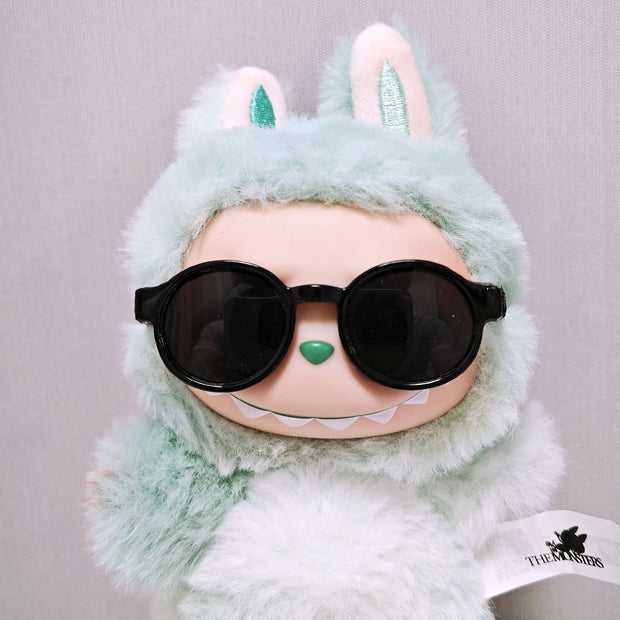 Labubu Doll Clothes Outfit - Cool Fashion Suits with Sunglasses for 17cm Dolls