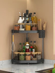 Kitchen Seasoning Shelf - Space-Saving Spice Countertop Stand