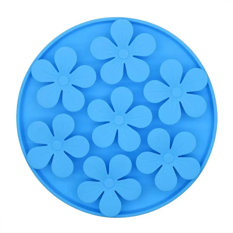 Pet Products Mat for Dogs and Cats - Slow Food Bowls with Suction Cup Feeding and Silicone Lick Pad