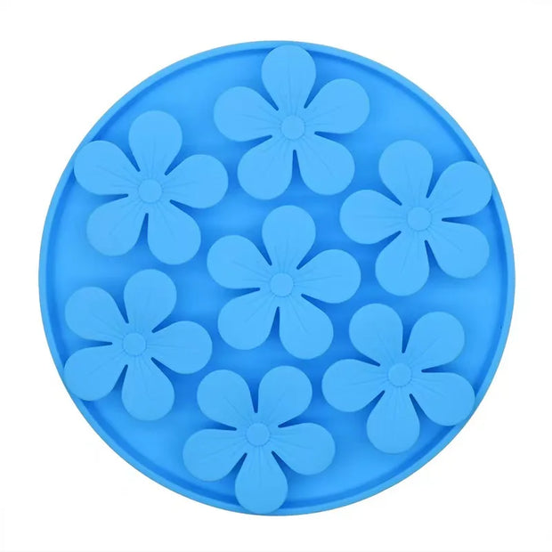 Pet Products Mat for Dogs and Cats - Slow Food Bowls with Suction Cup Feeding and Silicone Lick Pad