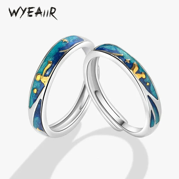 Prince Fox Sterling Silver Resizable Ring