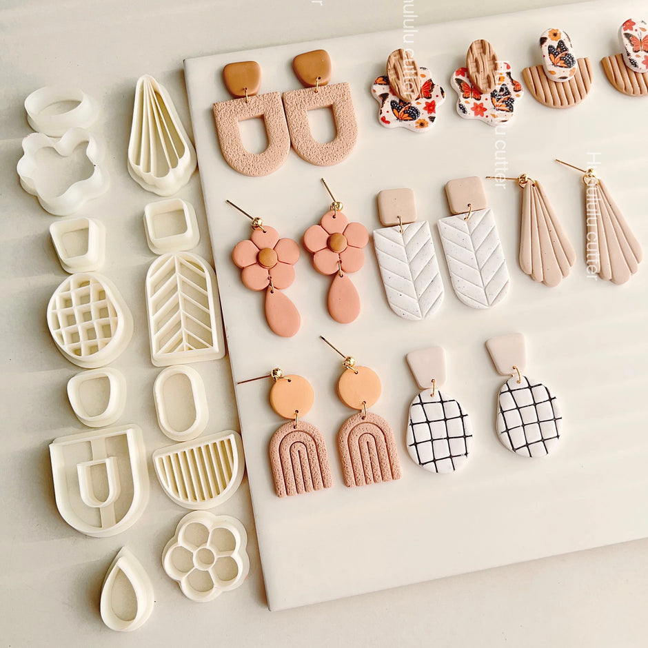Geometry Arc Shape Polymer Clay Cutter Mould - DIY Jewelry Tool