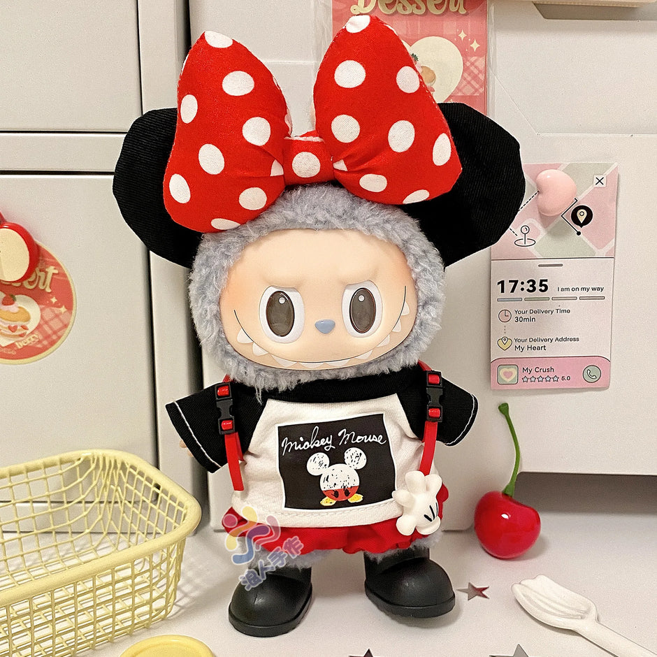 Hot Only Clothes 17cm for Labubu - Cute Kawaii Doll Clothing Accessories