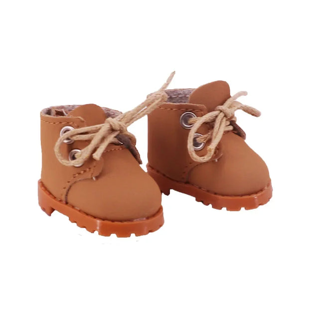 Doll Shoes - 3.8cm Canvas Shoes for 17cm Labubu Doll Accessories