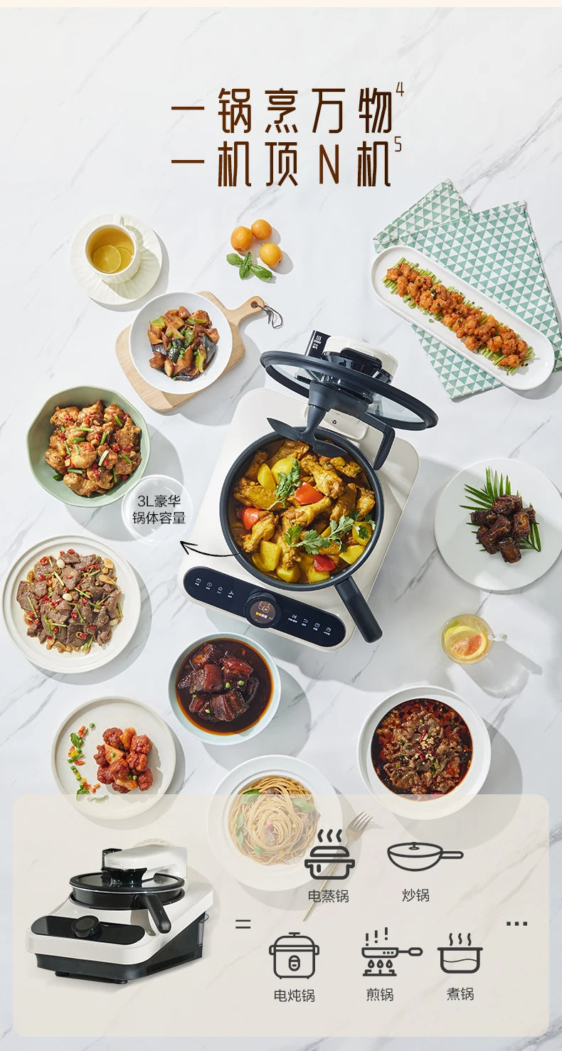 Kitchen Robot Machine - Intelligent 220V Food Processor