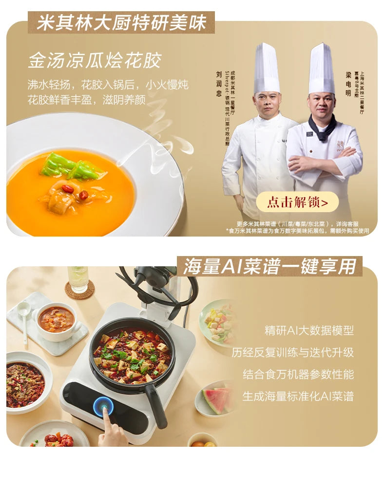 Kitchen Robot Machine - Intelligent 220V Food Processor