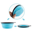 Portable Pet Food Bowl - Durable Silicone Collapsible Bowl for Dogs and Cats