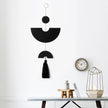 Boho Room Decor - Black Wall Art and Dream Catchers for Rustic Charm