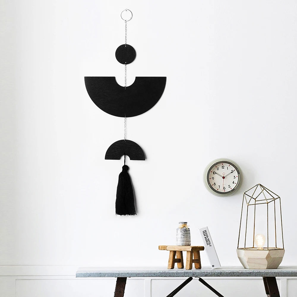 Boho Room Decor - Black Wall Art and Dream Catchers for Rustic Charm