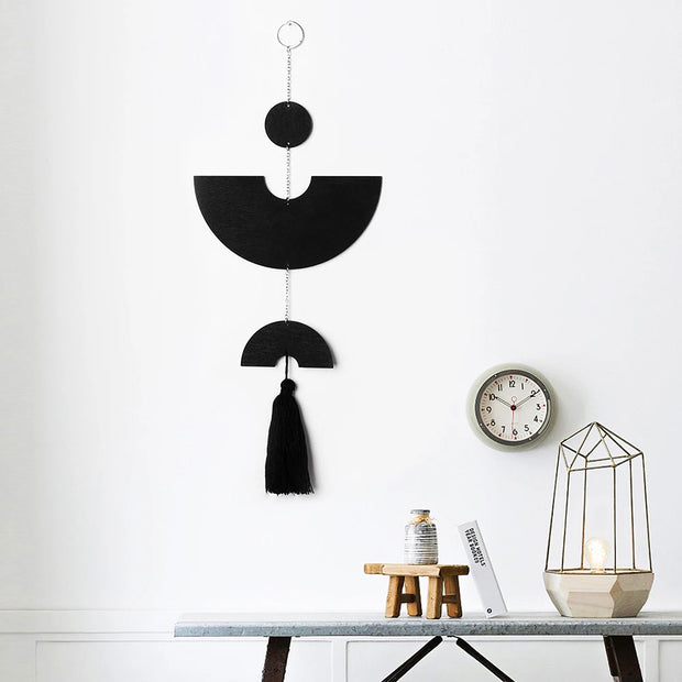 Boho Room Decor - Black Wall Art and Dream Catchers for Rustic Charm