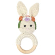 Baby Rattles DIY Crochet Cartoon Lion and Fox Doll Hand Bell Toy