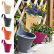 Wall-Mounted Flowerpot - Resin Hanging Planter for Garden Decoration