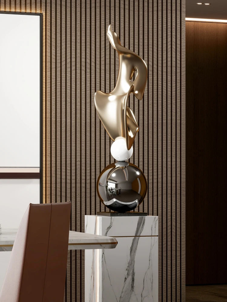Home Decor Abstract Sculpture - Large Ornaments for Living Room and Gifts