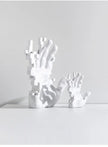 Abstract Art Palm Sculpture - Modern Luxury Table Decor for Living Rooms
