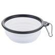 Portable Pet Food Bowl - Durable Silicone Collapsible Bowl for Dogs and Cats