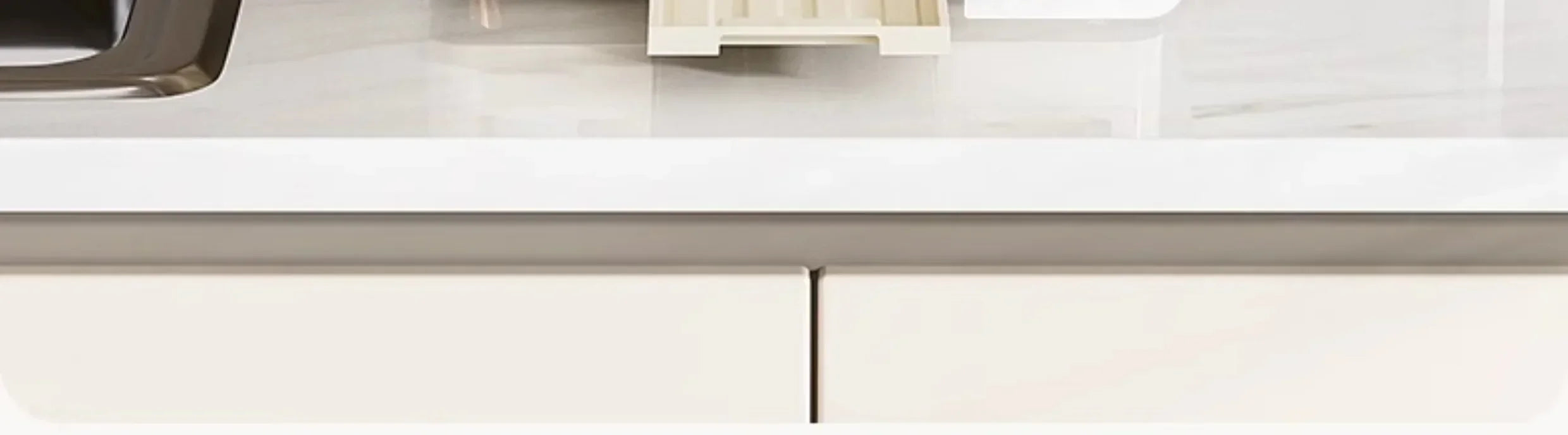 Kitchen Bowl Rack - Tableware Box with Lid and Dish Drain Rack