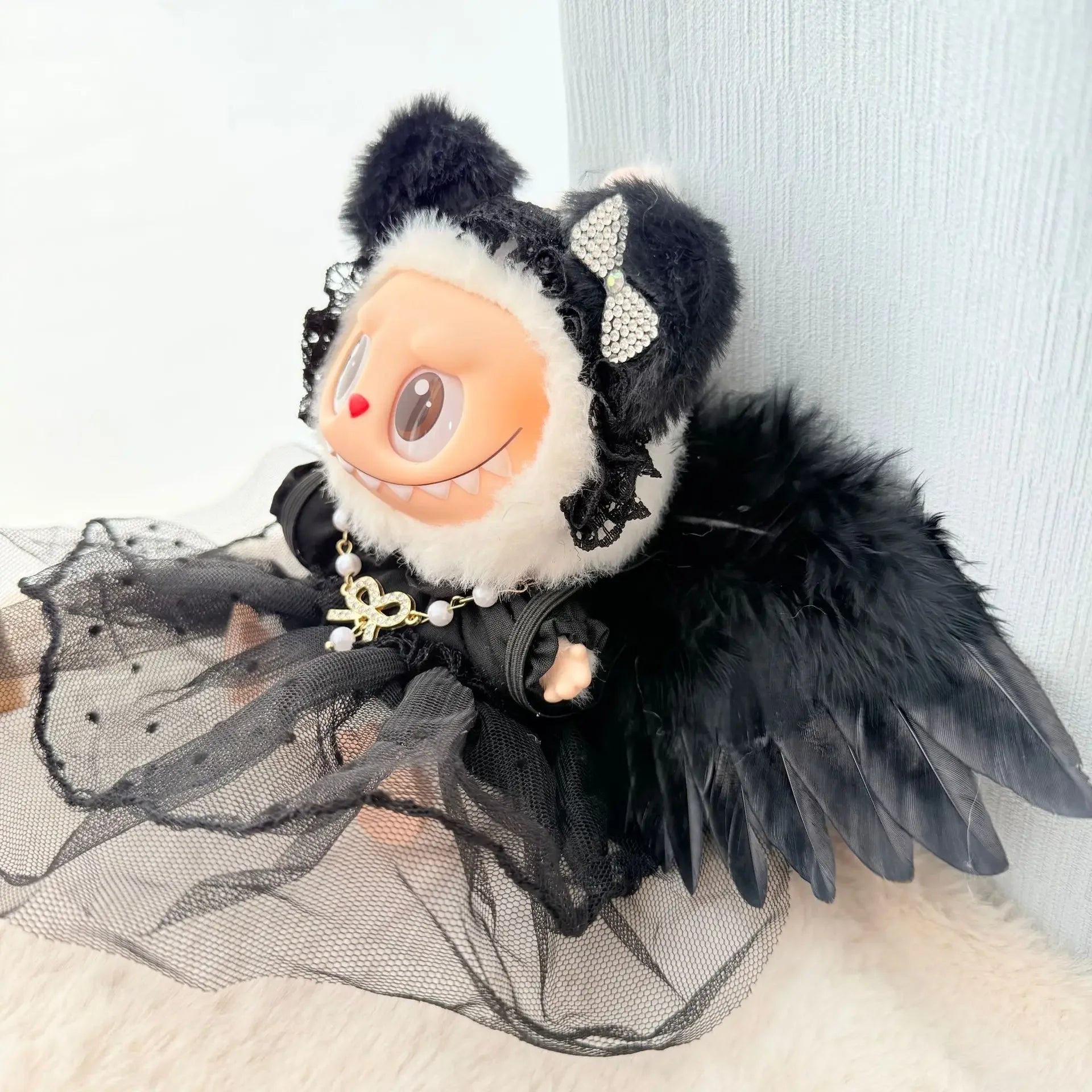 Wings for 15/17cm Labubu Doll Accessories - Little Angel Wings