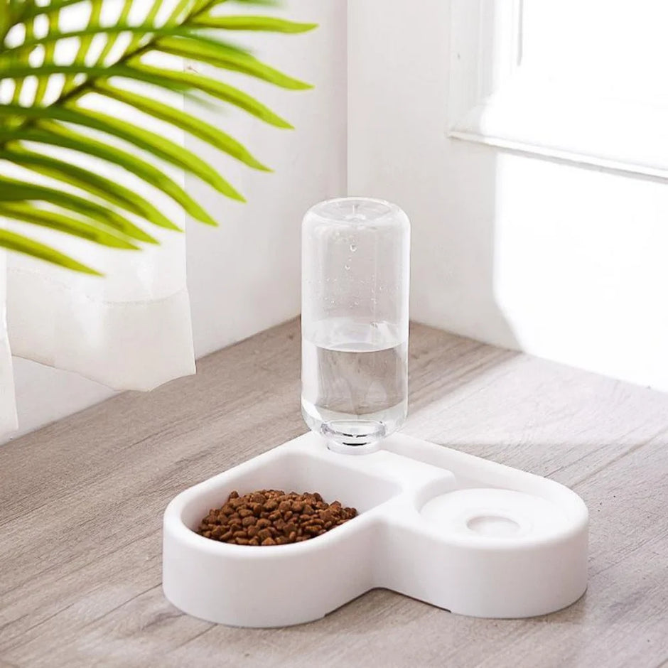 500ml Pet Automatic Feeder - Portable Bowl for Cats and Dogs