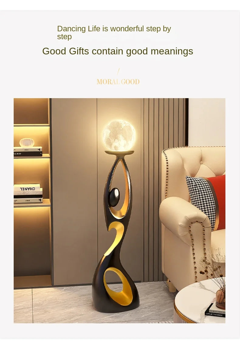 Home Art Decor - Luxury Abstract Sculptures for Living Room and TV Cabinet