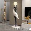 Abstract Girl Statue - Artistic Resin Sculpture for Home Decor