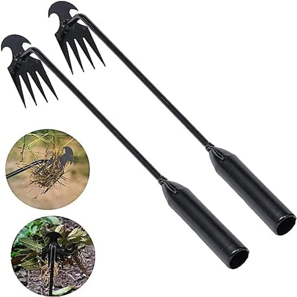 4 Teeth Multifunctional Hand Weeder - Durable Garden Tool for Weeding and Planting
