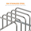 Kitchen Cabinet Organiser - Steel Cookware Holder with 5 Slots
