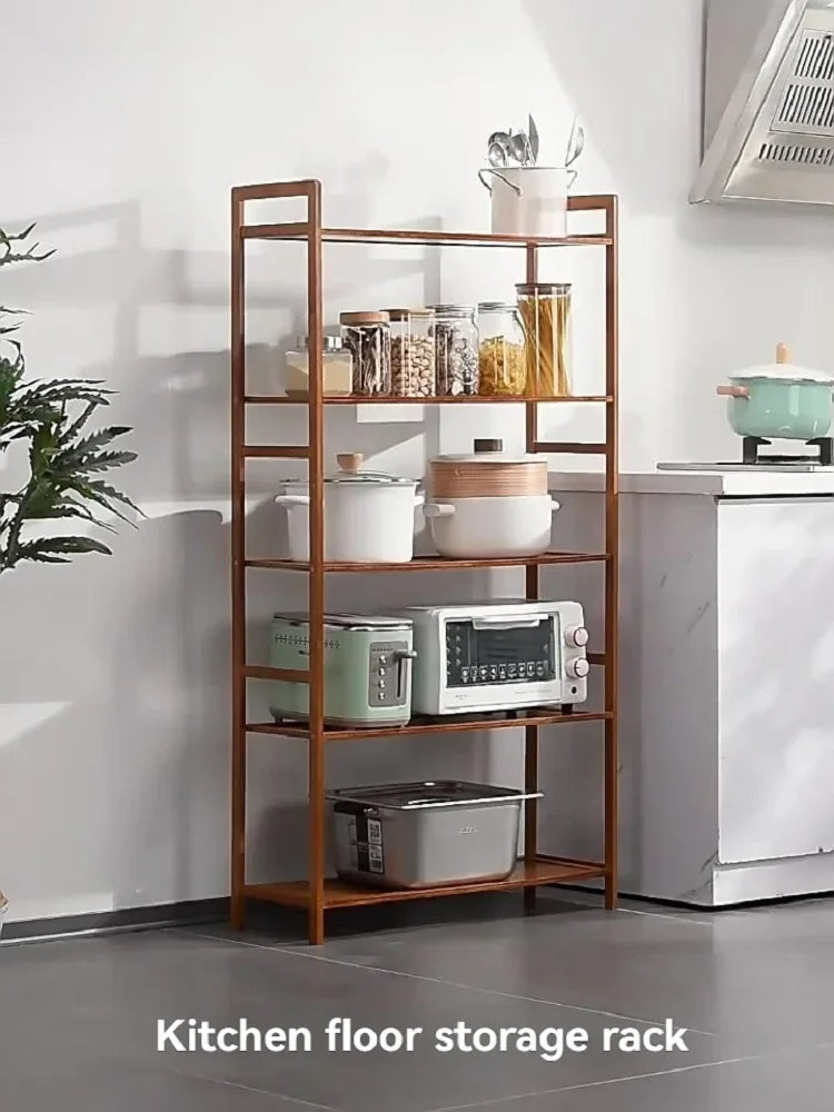 Multi-Layer Kitchen Shelf - Floor Stand for Pots and Seasonings
