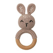 Baby Rattles DIY Crochet Cartoon Lion and Fox Doll Hand Bell Toy