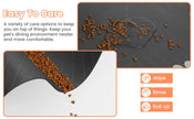 Pet Feeding Mat - Absorbent for Food and Water Bowl with Waterproof Rubber