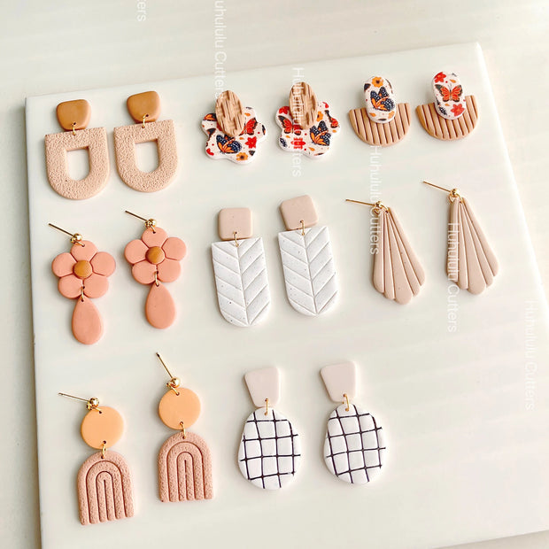 Geometry Arc Shape Polymer Clay Cutter Mould - DIY Jewelry Tool