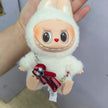 Labubu Clothes - Cute Bear Crossbody Bag and Pearl Necklace Accessories