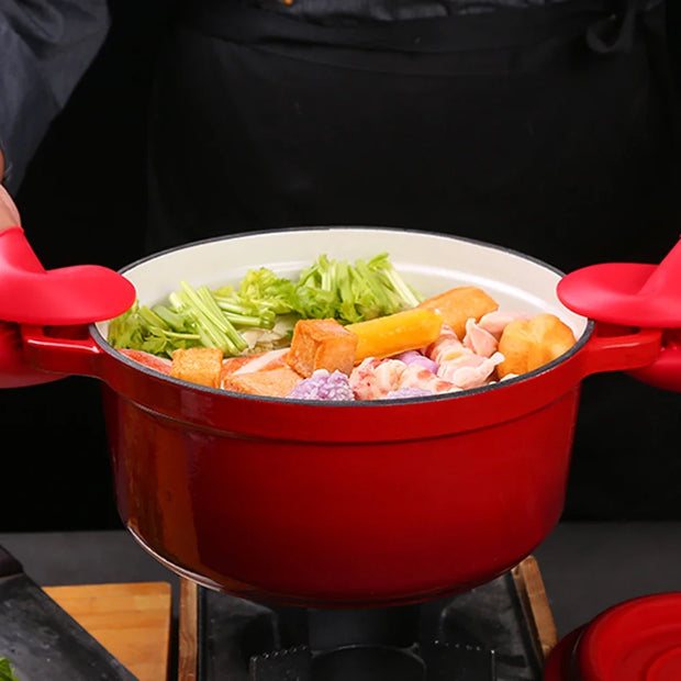 Customisable Enamelled Dutch Oven - Cast Iron Cookware Set