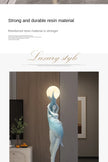 Abstract Girl Statue - Artistic Resin Sculpture for Home Decor