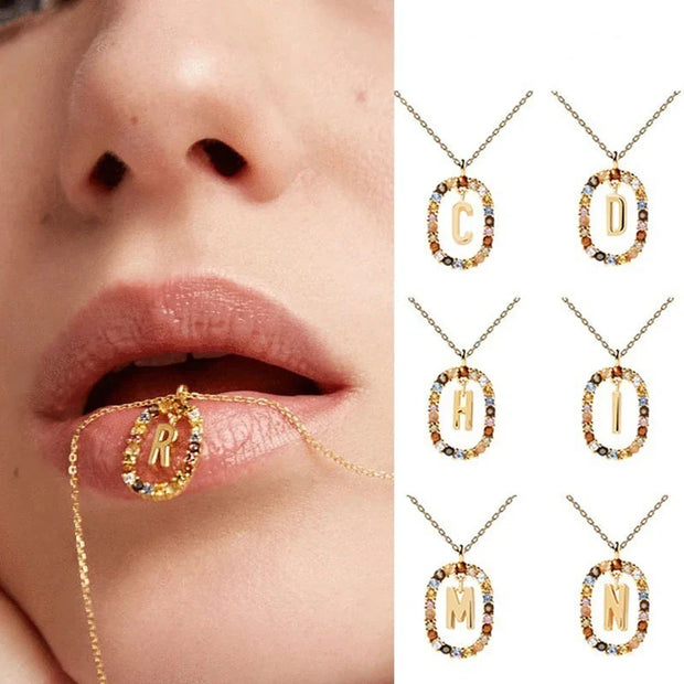 Fashion Hot Creative A-Z Letter Pendant Necklace